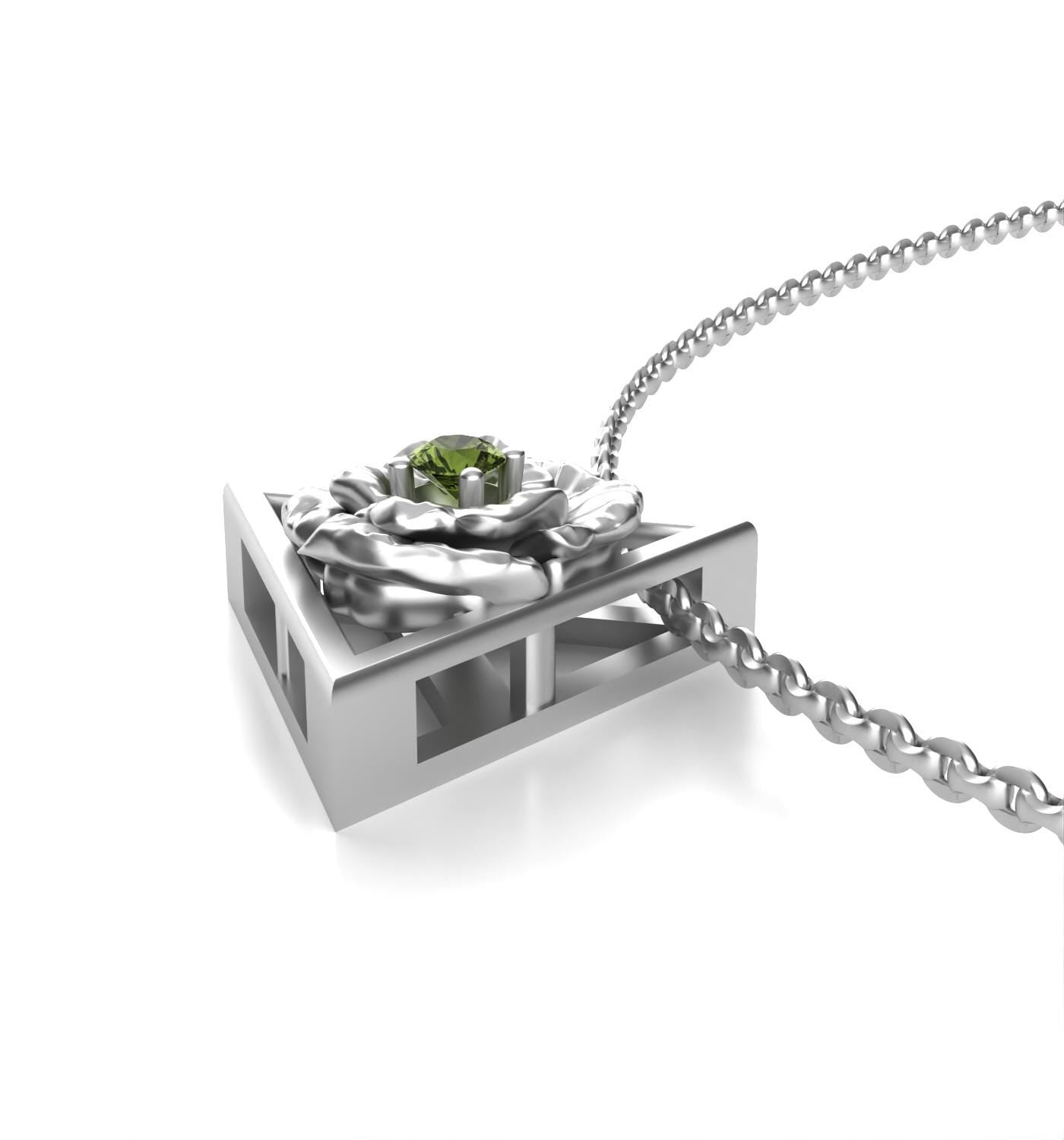 August-Triangle Symbol - Poppy Birth Flower-Peridot Birth Stone