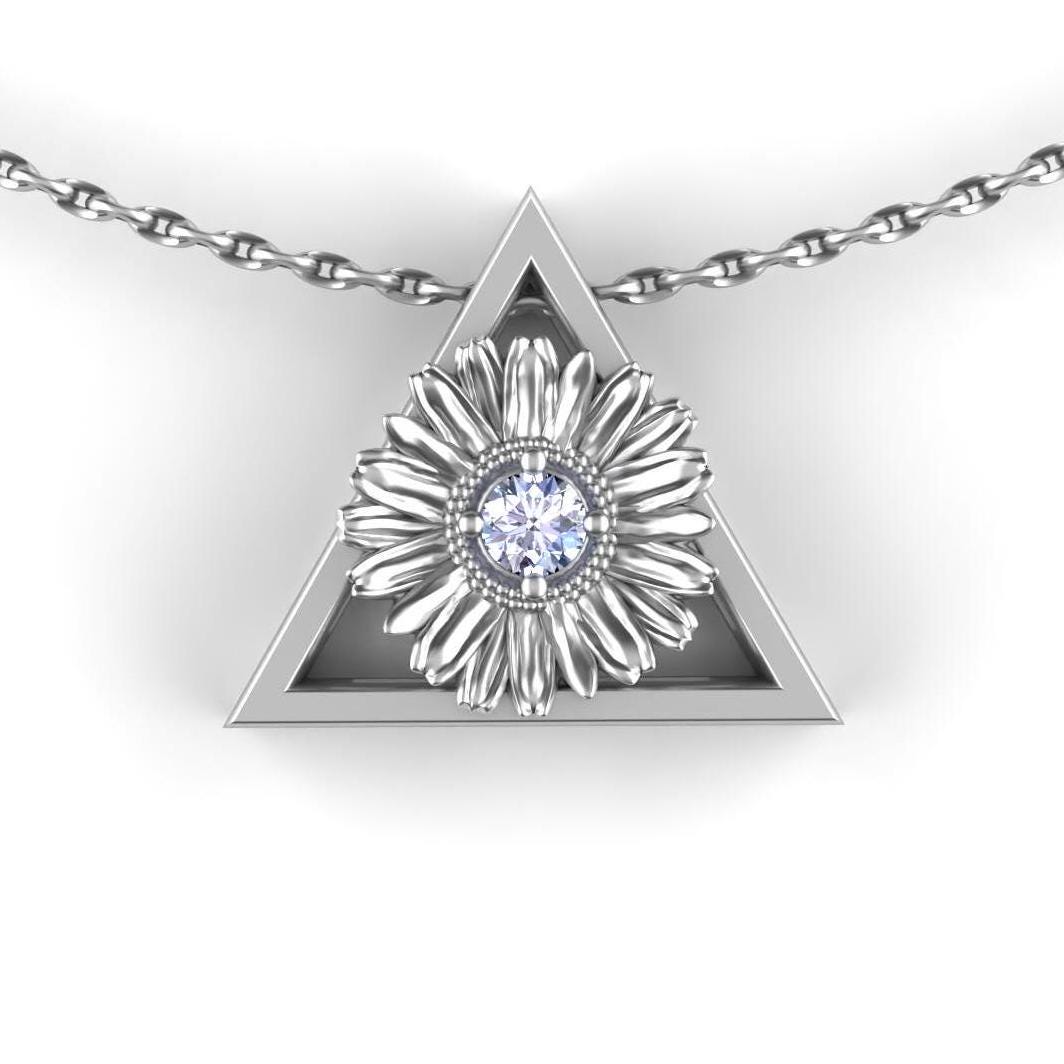 April-Triangle Symbol- Daisy Birth Flower-Diamond Birth Stone