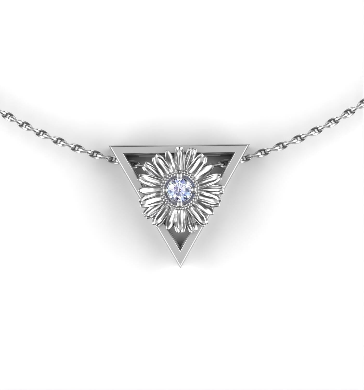 April-Triangle Symbol- Daisy Birth Flower-Diamond Birth Stone