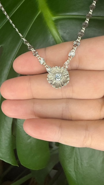 April - Daisy Birth Flower - Diamond Birth Stone