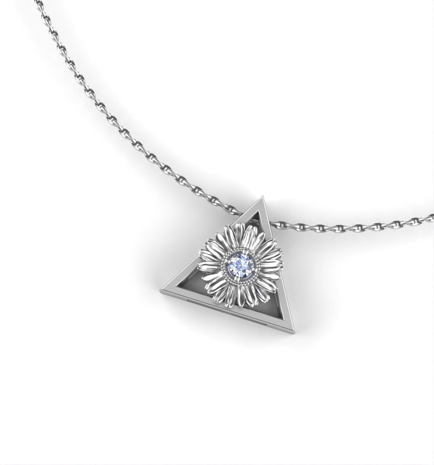 April-Triangle Symbol- Daisy Birth Flower-Diamond Birth Stone