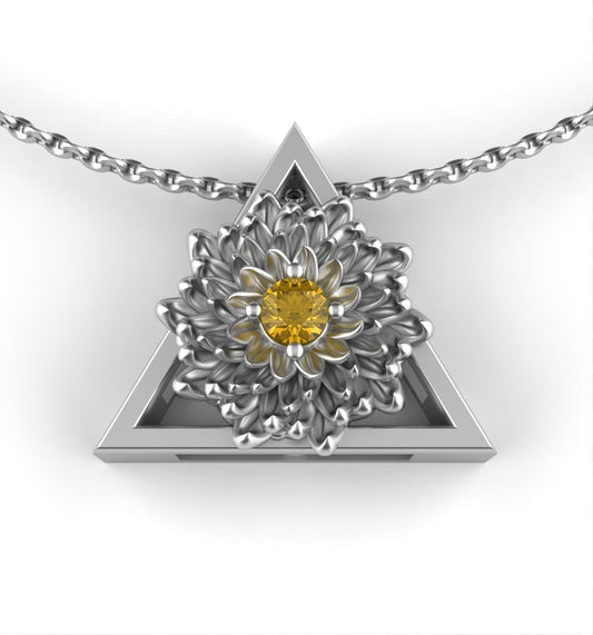 November – Triangle Symbol - Chrysanthemum Birth Flower – Citrine Birth Stone